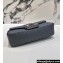 Fendi Mini Baguette Bag Gray Selleria with 309 hand-sewn topstitches 2024