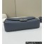 Fendi Medium Baguette Bag Gray Selleria with 612 hand-sewn topstitches 2024
