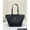 Fendi Origami Medium bag Black interlaced leather bag that can be transformed 2024