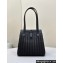 Fendi Origami Medium bag Black interlaced leather bag that can be transformed 2024