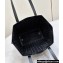 Fendi Origami Medium bag Black interlaced leather bag that can be transformed 2024