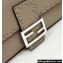 Fendi Medium Baguette Bag Dove Gray Selleria with 612 hand-sewn topstitches 2024