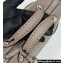 Fendi By The Way Medium Bag Dove gray Selleria with hand-sewn topstitches 2024