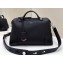 Fendi By The Way Medium Bag Black Selleria with hand-sewn topstitches 2024