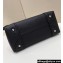 Fendi By The Way Medium Bag Black Selleria with hand-sewn topstitches 2024