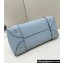 Fendi By The Way Medium Bag Light blue Selleria with hand-sewn topstitches 2024