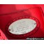 Fendi Mini Baguette Bag Red Selleria with 309 hand-sewn topstitches 2024