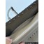 Fendi Mini Baguette Bag Dove Gray Selleria with 309 hand-sewn topstitches 2024