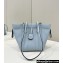 Fendi Origami Mini bag Light Blue leather that can be transformed 2024