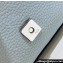 Fendi Mini Baguette Bag Light Blue Selleria with 309 hand-sewn topstitches 2024