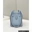 Fendi Origami Mini bag Light Blue leather that can be transformed 2024