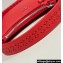 Fendi Mini Fendessence bag Red Selleria with 264 hand-sewn topstitches 2024