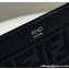 Fendi Medium Flat Pouch Bag FF fabric Black 2024
