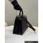 Fendi Peekaboo ISeeU Small Bag in nappa Leather Black 2024