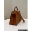 Fendi Peekaboo ISeeU Small Bag in nappa Leather Brown 2024