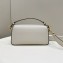 Fendi Medium Baguette Bag Camellia Selleria with oversize topstitching 2024