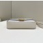 Fendi Medium Baguette Bag Camellia Selleria with oversize topstitching 2024