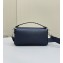 Fendi Medium Baguette Bag Midnight blue Selleria with oversize topstitching 2024