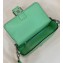 Fendi Medium Baguette Bag Green Selleria with oversize topstitching 2024