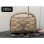 Louis Vuitton Lambskin GO-14 MM Bag with metal studs M24151 Beige 2024