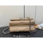 Louis Vuitton Lambskin GO-14 MM Bag with metal studs M24151 Beige 2024