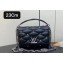 Louis Vuitton Lambskin GO-14 MM Bag with metal studs M24151 Black 2024