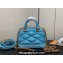 Louis Vuitton Lambskin Nano Alma Bag M83049 Lagoon Blue 2024