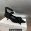 Dior Heel 4cm Adiorable Pumps in Black Fringed Grosgrain with Bow and Pearl 2024
