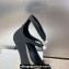 Dior Heel 4cm Adiorable Pumps in Black Fringed Grosgrain with Bow and Pearl 2024
