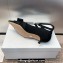 Dior Heel 4cm Adiorable Pumps in Black Fringed Grosgrain with Bow and Pearl 2024