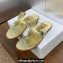 Dior Crystal Thong sandals Gold 2024