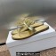 Dior Crystal Thong sandals Gold 2024