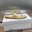 Dior Crystal Thong sandals Gold 2024
