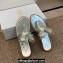 Dior Crystal Thong sandals Silver 2024
