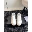 Chanel Calfskin Leather Logo Sneakers White/Red/Black 2024