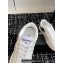 Chanel Calfskin Leather Logo Sneakers White/Red/Black 2024
