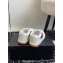Chanel Calfskin Leather Logo Sneakers White/Red/Black 2024