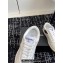 Chanel Calfskin Leather Logo Sneakers White/Beige/Burgundy 2024