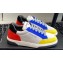 Chanel Suede Leather Logo Sneakers Gray/Blue/Red 2024