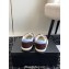 Chanel Suede Leather Logo Sneakers Camel/Blue 2024