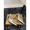 Dolce & Gabbana Heel 10cm Leather Slingbacks Python Silver 2024