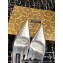 Dolce & Gabbana Heel 10cm Leather Slingbacks Python Silver 2024