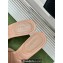 Gucci Heel 7cm Crystal Double G Slides Sandals Nude 2024