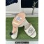 Gucci Heel 7cm Crystal Double G Slides Sandals White 2024