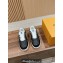 Louis Vuitton LV Stadium Sneakers in Leather Black 2024
