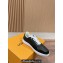 Louis Vuitton LV Stadium Sneakers in Leather Black 2024