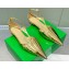 Bottega Veneta Rocket T-Bar Ballerina Flats Leather Gold 2024