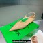 Bottega Veneta Rocket T-Bar Ballerina Flats Leather Nude 2024