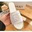 Loewe anagram Canvas Espadrilles Slides White 2024