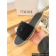 Loewe anagram Canvas Espadrilles Slides Black 2024